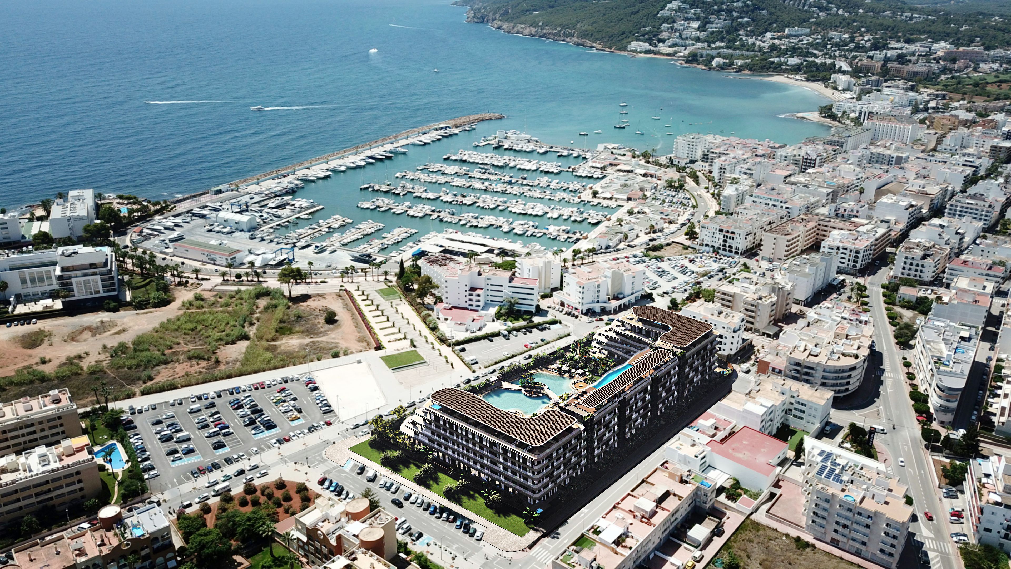 seaside buildings